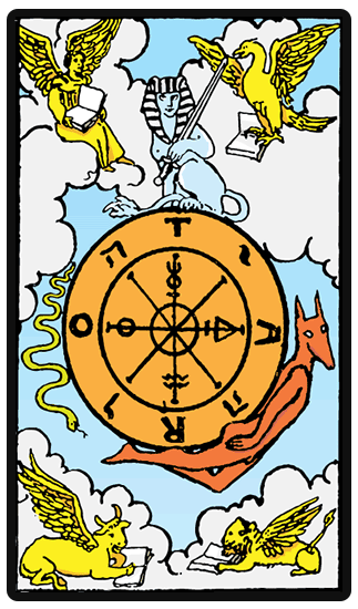 Wheel of Fortune Tarot card