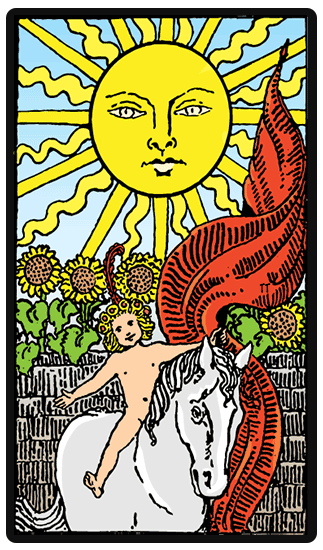 The Sun Tarot card