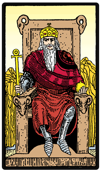 The Emperor Tarot card