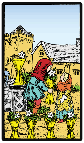 Six of Cups Tarot card