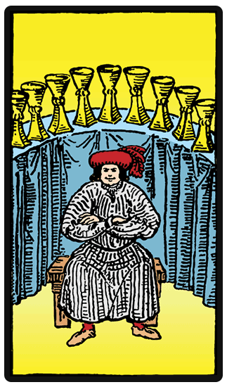 Nine of Cups Tarot card