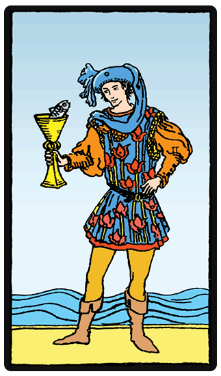 Page of Cups Tarot card
