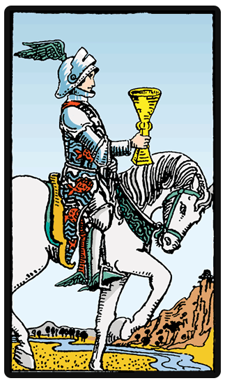 Knight of Cups Tarot card