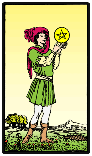 Page of Pentacles Tarot card