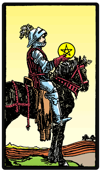 Knight of Pentacles Tarot card