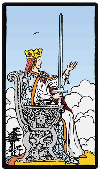 Queen of Swords Tarot card