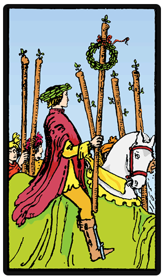 Six of Wands Tarot card
